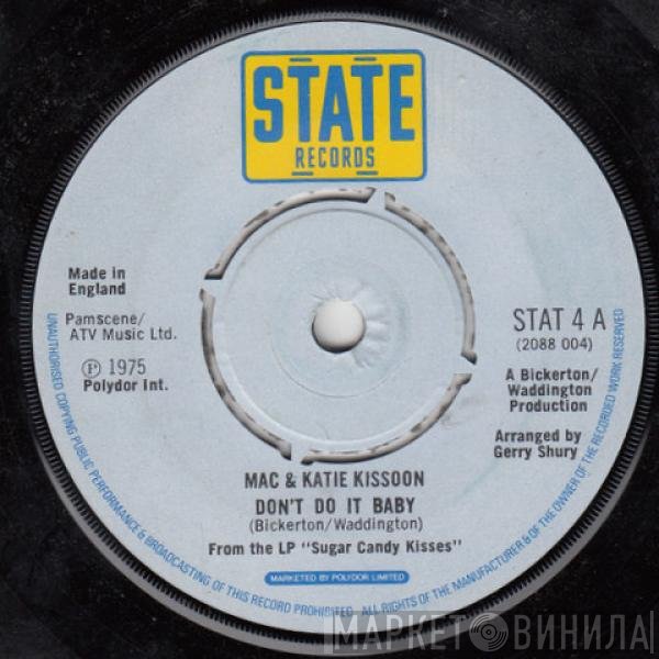 Mac And Katie Kissoon - Don't Do It Baby