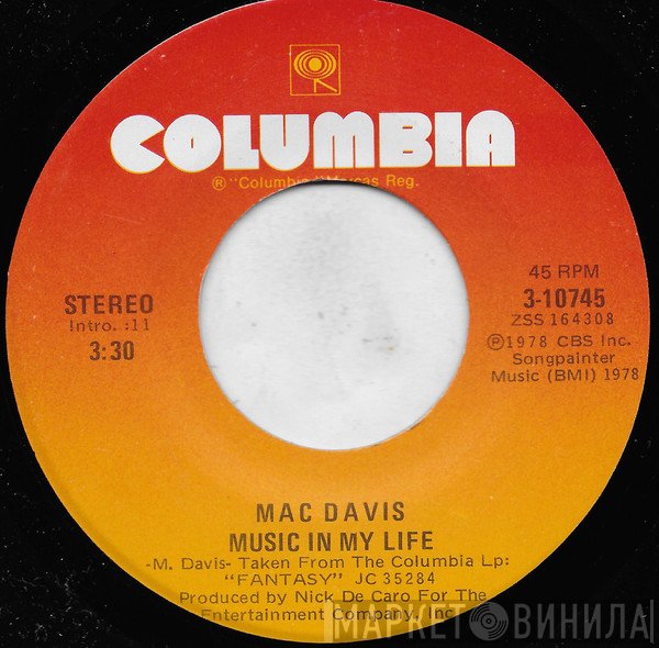 Mac Davis  - Music In My Life