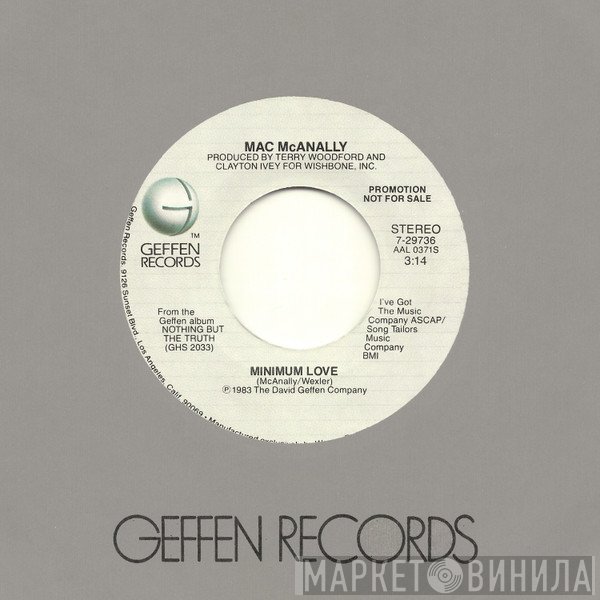 Mac McAnally  - Minimum Love