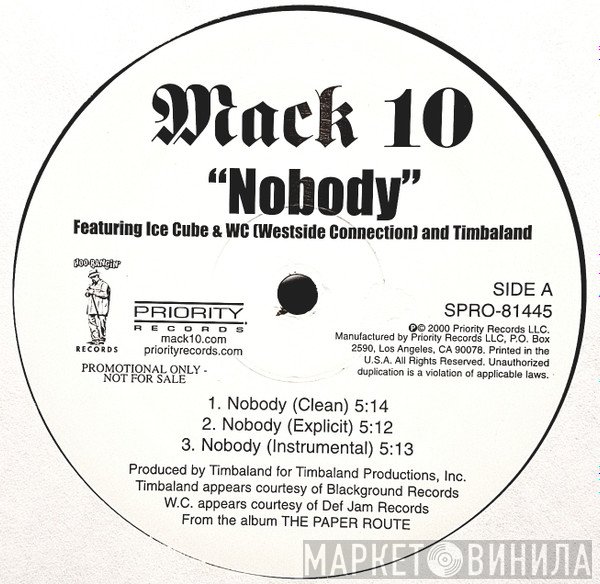 Mack 10  - Nobody / Pop X