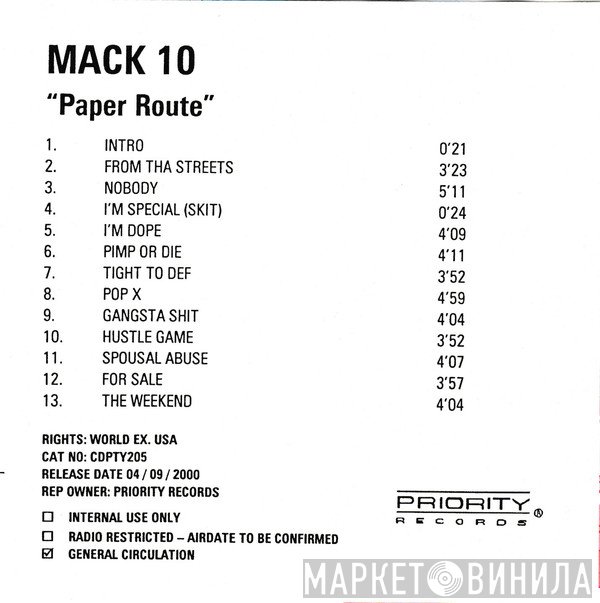 Mack 10  - Paper Route