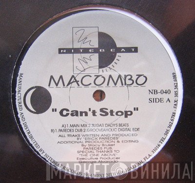 Macombo - Can't Stop