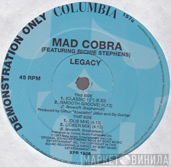 Mad Cobra, Richie Stephens - Legacy
