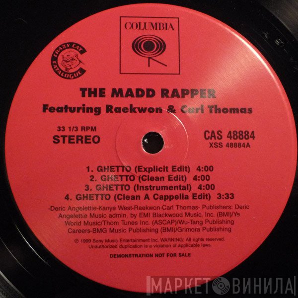 Madd Rapper - Ghetto / Whateva