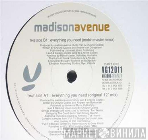 Madison Avenue - Everything You Need