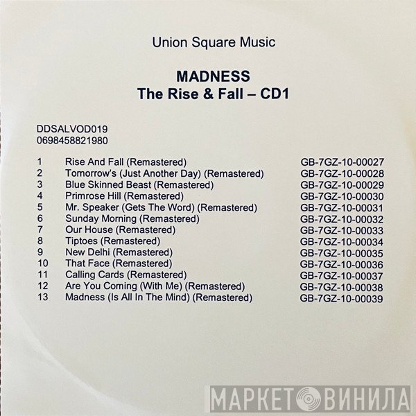 Madness  - The Rise and Fall