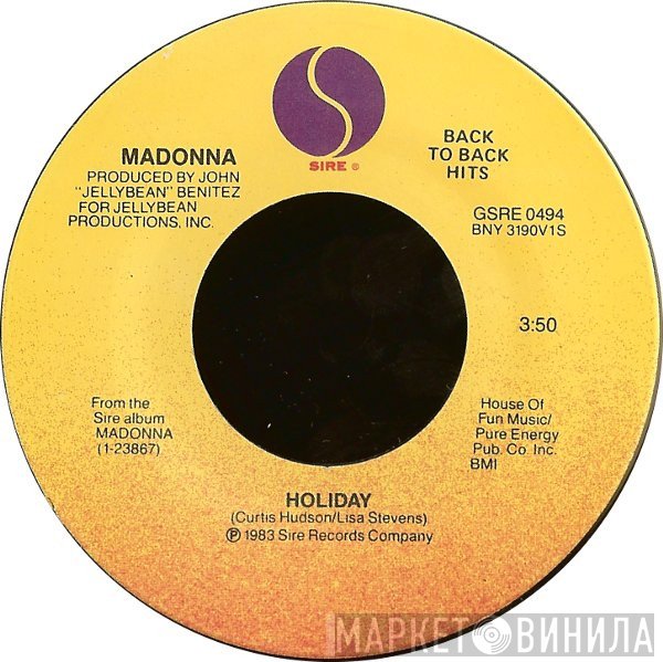 Madonna  - Holiday / Borderline