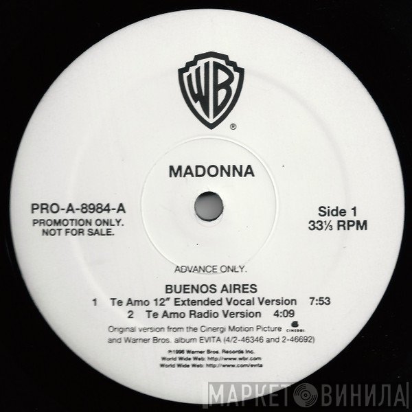 Madonna  - Buenos Aires