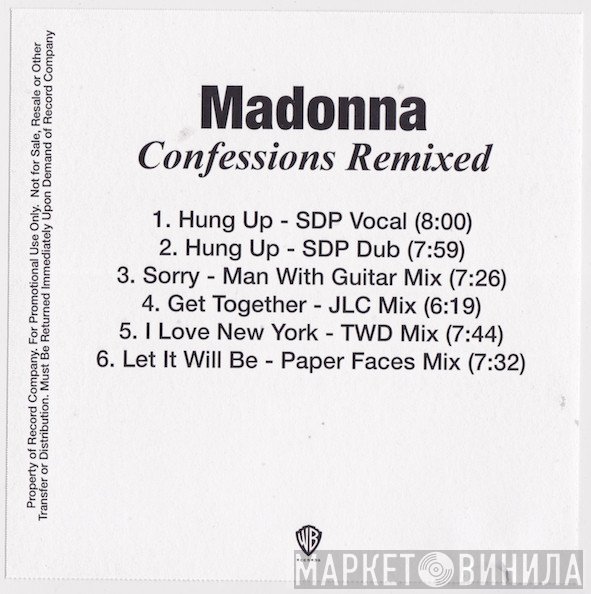 Madonna  - Confessions Remixed