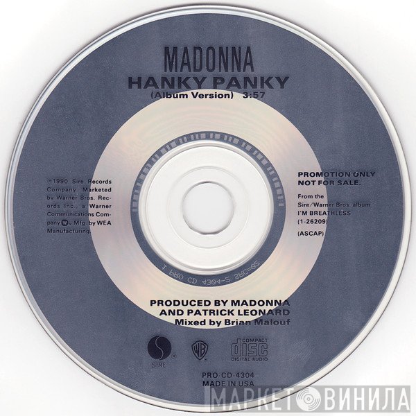 Madonna - Hanky Panky