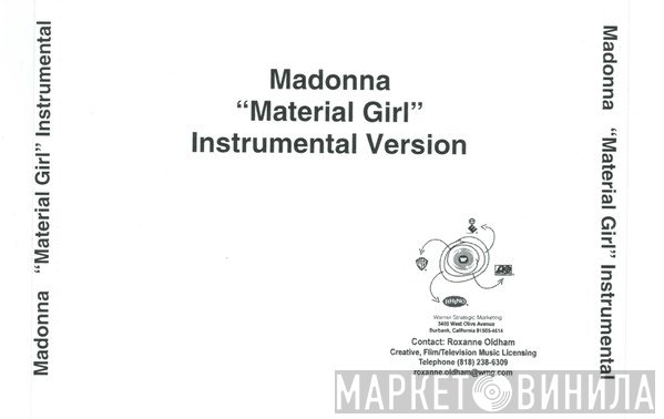 Madonna  - Material Girl (Instrumental Version)