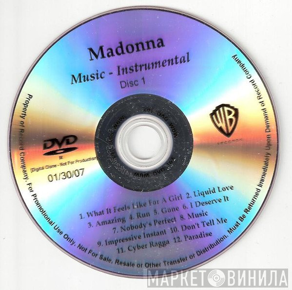 Madonna  - Music - Instrumental (Disc 1)