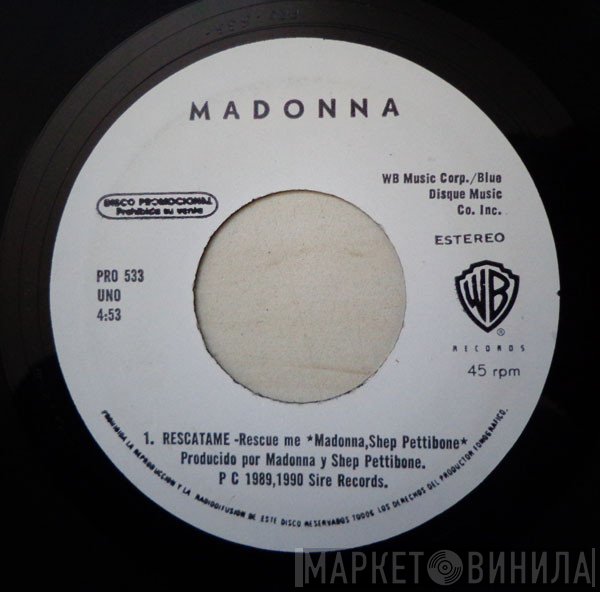 Madonna  - Rescatame = Rescue Me
