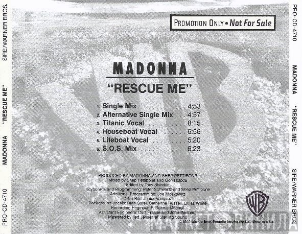 Madonna  - Rescue Me
