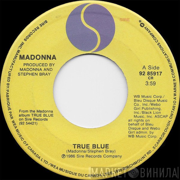 Madonna  - True Blue
