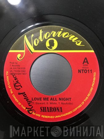 Mafia & Fluxy, Sharona - Love Me All Night / Part 2
