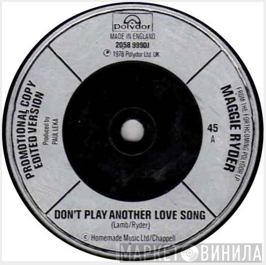 Maggie Ryder - Don't Play Another Love Song