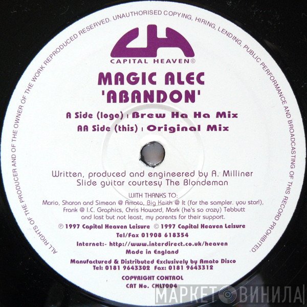 Magic Alec - Abandon