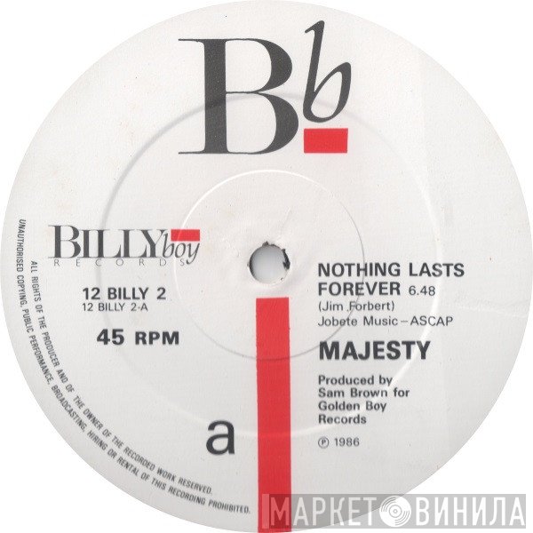 Majesty  - Nothing Last Forever