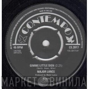 Major Lance - Gimme Little Sign
