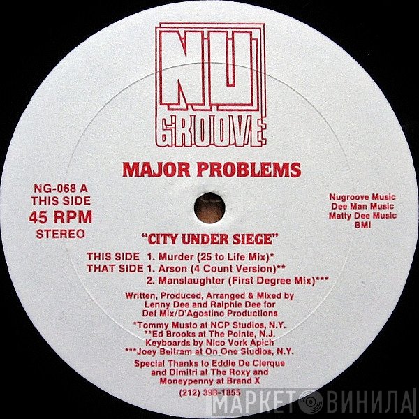 Major Problems - City Under Siege
