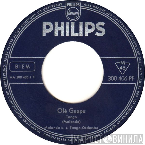 Malando And His Tango Orchestra  - Olé Guapa