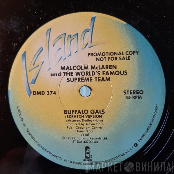 Malcolm McLaren And World's Famous Supreme Team  - Buffalo Gals