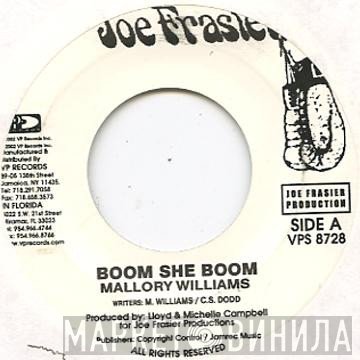 Mallory Williams - Boom She Boom