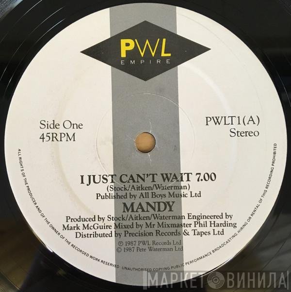 Mandy Smith - I Just Can't Wait