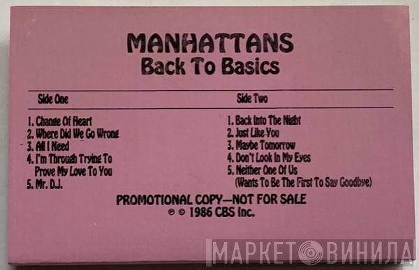 Manhattans  - Back To Basics
