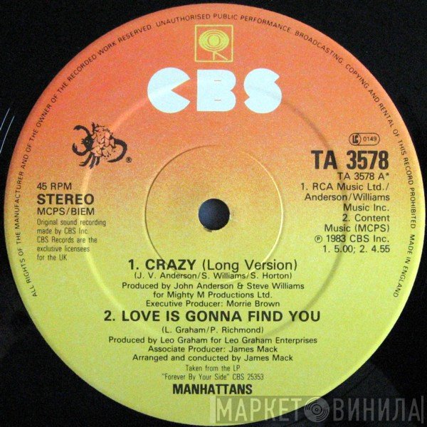 Manhattans - Crazy