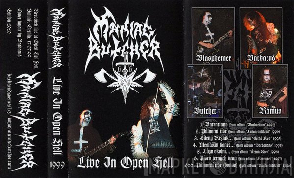 Maniac Butcher  - Live In Open Hell