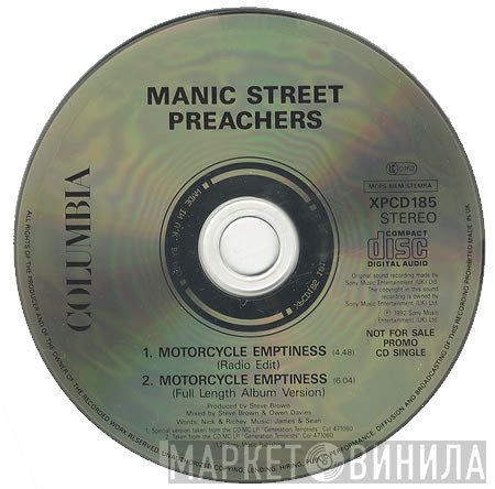 Manic Street Preachers - Motorcycle Emptiness