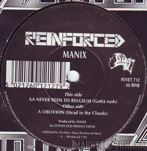 Manix - Oblivion (Head In The Clouds) / Never Been To Belgium (Gotta Rush)