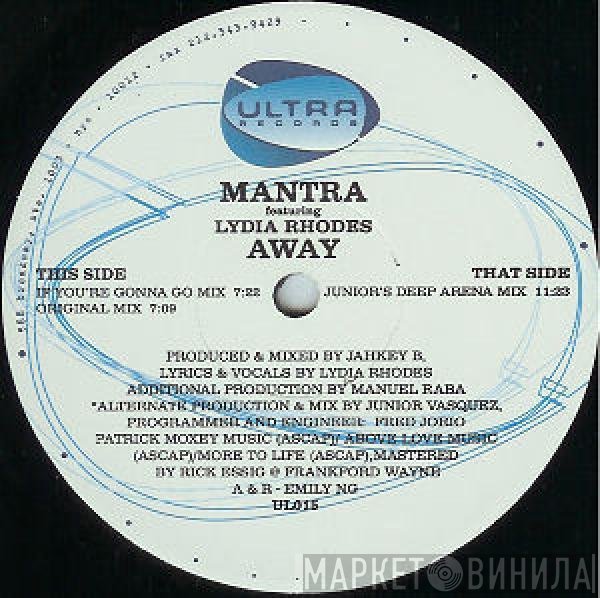 Mantra Featuring Lydia Rhodes  - Away