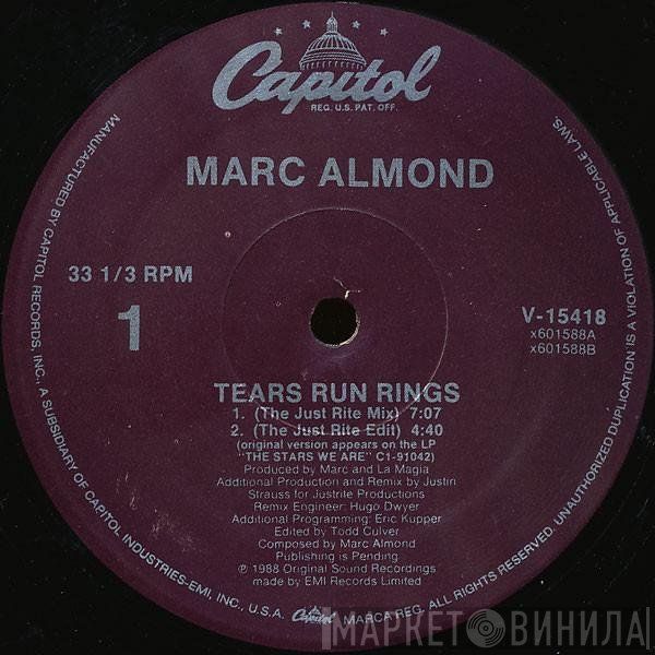 Marc Almond  - Tears Run Rings