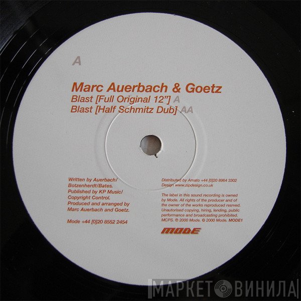Marc Auerbach, Goetz - Blast