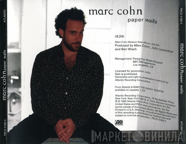 Marc Cohn  - Paper Walls