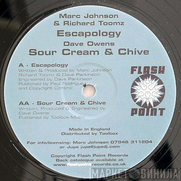 Marc Johnson, Dave Owens, Richard Toomz - Escapology / Sour Cream & Chive
