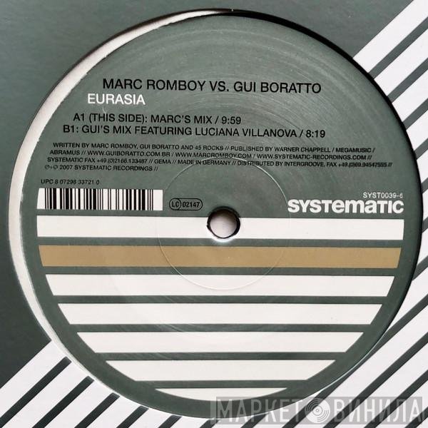 Marc Romboy vs. Gui Boratto  - Eurasia