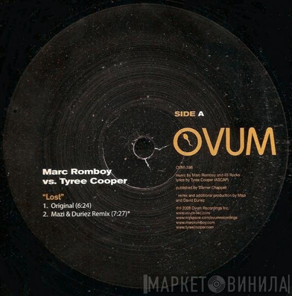 Marc Romboy vs. Tyree Cooper  - Lost