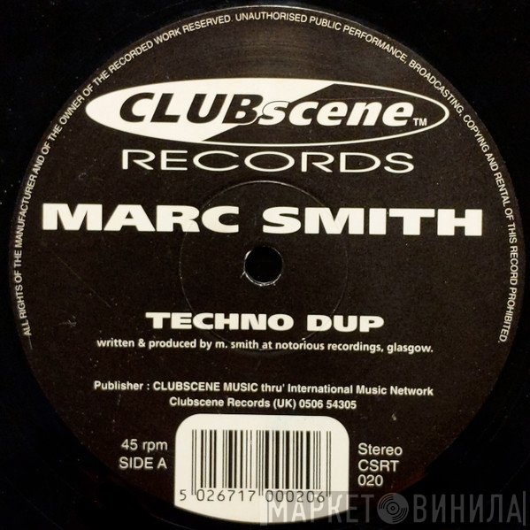Marc Smith  - Techno Dup