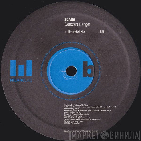 Marcello Zoara - Constant Danger