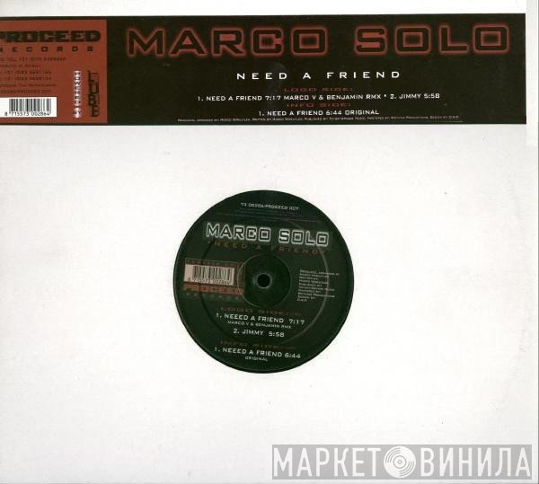 Marco Solo - Need A Friend