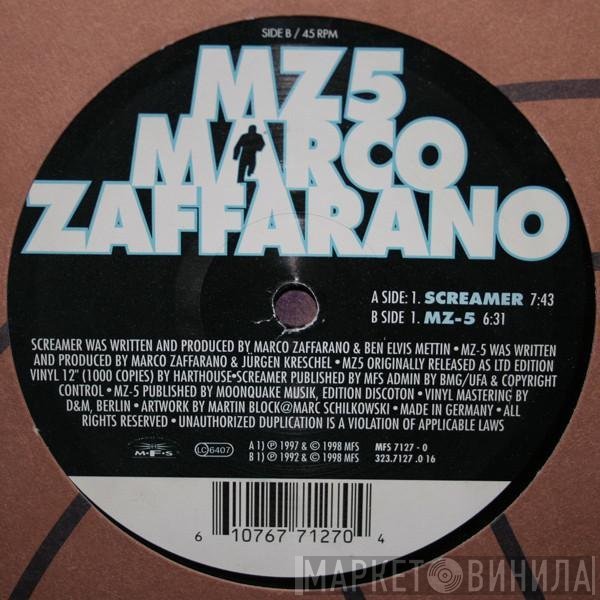 Marco Zaffarano  - Screamer / MZ 5