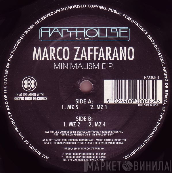 Marco Zaffarano - Minimalism E.P.
