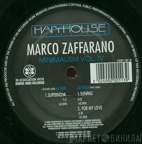 Marco Zaffarano - Minimalism Vol. IV