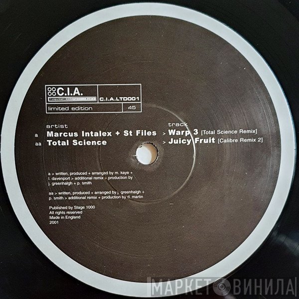 Marcus Intalex & ST Files, Total Science - Warp 3 / Juicy Fruit (Remixes)