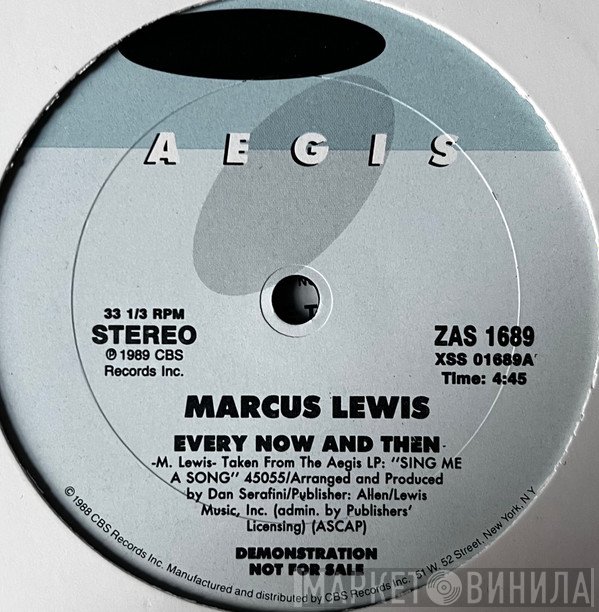 Marcus Lewis - Every Now And Then