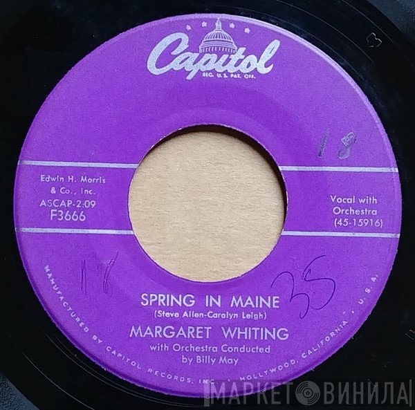Margaret Whiting  - Spring In Main / Tippy-Toe